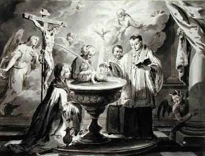 The Seven Sacraments Baptism 1779