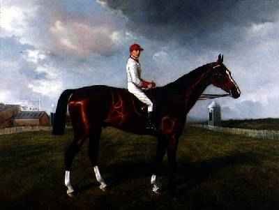 St Gatien with Charles Wood Up at Newmarket 1885