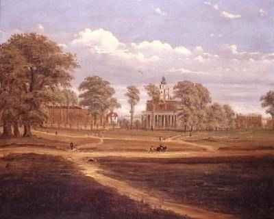 View across Clapham Common towards North Side and The Pavement 1878