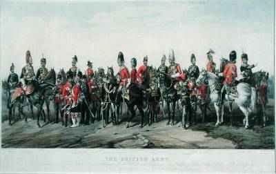 Uniforms of the British Army engraved by J Morris 1859