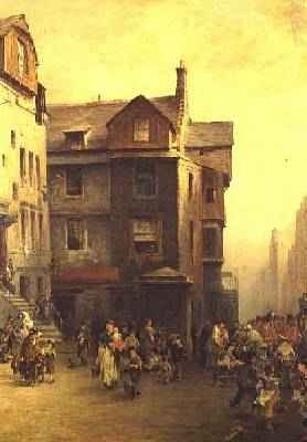 John Knoxs House High Street Edinburgh 1885