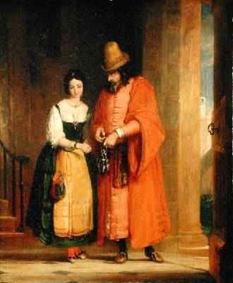 Shylock and Jessica from The Merchant of Venice