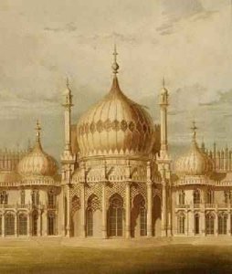 Exterior of the Saloon from Views of the Royal Pavilion