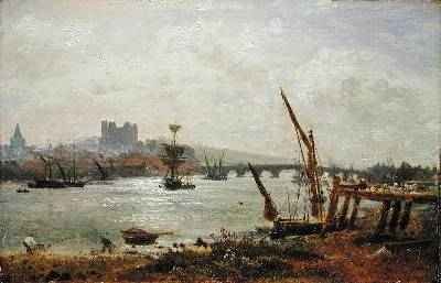 Rochester Cathedral and Castle 1820-30