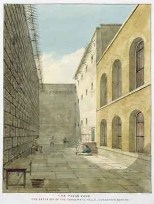 The Press Yard Newgate Prison