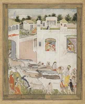 The Hour of Cowdust from Punjab Hills Northern India 1812