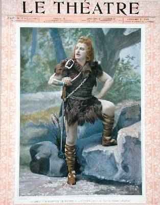 Front cover of the magazine Le Theatre depicting Jean de Reszke 1850-1925 as Siegfried in Siegfried