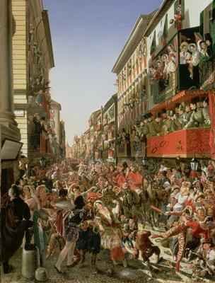 Carnival in Rome 1839