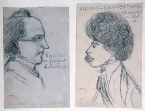 Portraits of either Charles Nodier 1780-1844 or Gustave Planche 1808-57 and Alexandre Dumas Pere 1802-70 1834