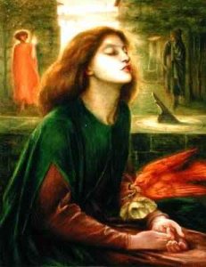 Copy of Beata Beatrix by Dante Gabriel Rossetti 1828-82 1900-10