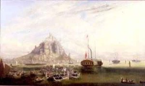 The Departure of Queen Victoria and Prince Albert from St Michaels Mount 1846