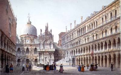 The Courtyard of Palazzo Ducale Venice