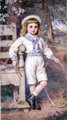 Boy with a Hoop 1875