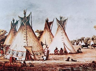 Village of the Kiowa Tribe