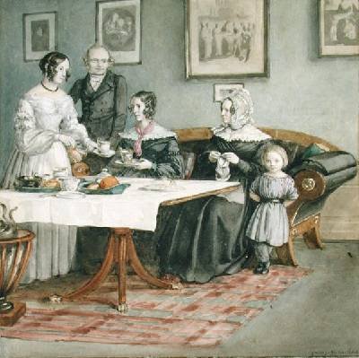 Professor Johannes Classen 1805-91 and Family 1840