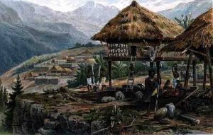 Igorrote farm in Luzon Philippines from The History of Mankind Vol.1