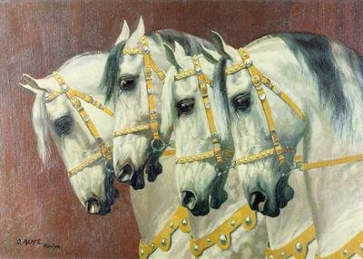 Heads of Four Horses