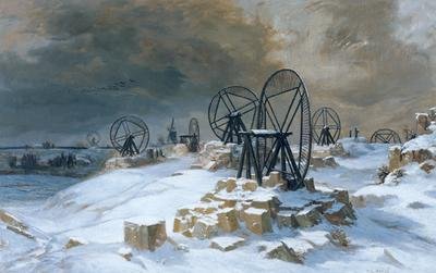 Pits at Gentilly in the Snow 1879