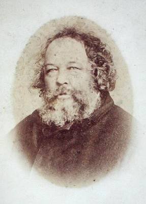 Portrait of Mikhail Alexsandrovich Bakunin 1814-1876