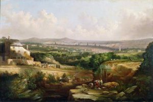 A View of Sheffield from Psalter Lane 1850