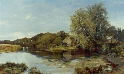 At Milton Mill on the River Irvine 1855