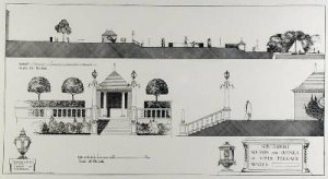 Southport Section and Details of Upper Terrace and Walls