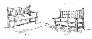 Garden seats from The Art and Craft of Garden Making