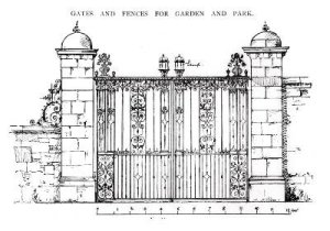 Gates and fences for garden and park from The Art and Craft of Garden Making 2