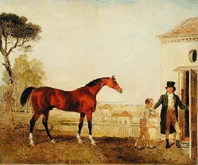 Sultan at the Marquess of Exeters Stud Burghley 1826