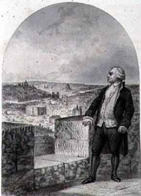 Honore Gabriel Riqueti Count of Mirabeau 1749-91 on the ramparts of Paris