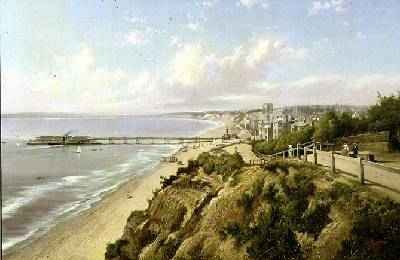 Bournemouth from the East Cliff 1890