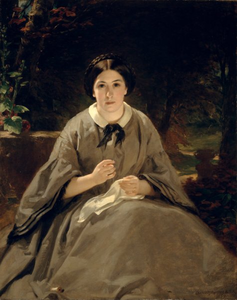 A Lady in Grey 1859