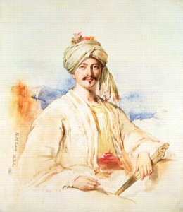 Portrait of a Man in Oriental dress 1861