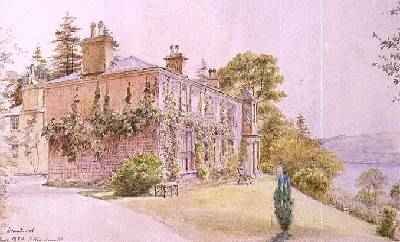 Brantwood Cumbria home of John Ruskin 1880