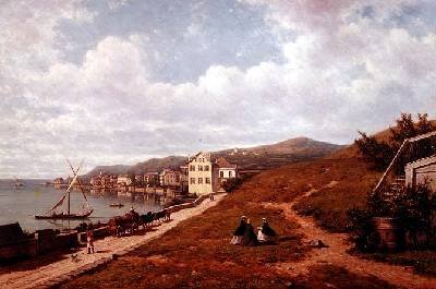 Scene by a Swiss Lake