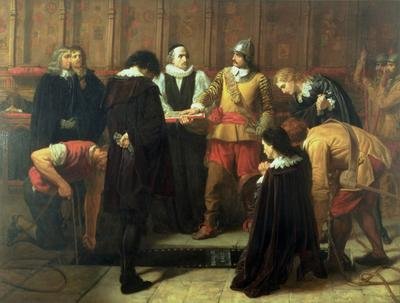 The Burial of Charles I 1600-49 at St Georges Chapel 1857