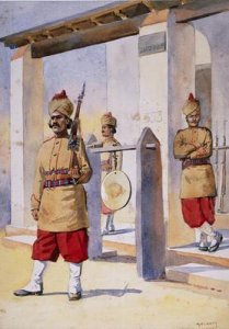 Soldiers of the 124th Duchess of Connaughts Own Baluchistan Infantry