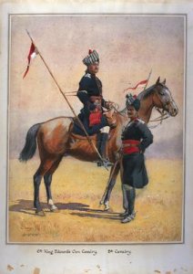 Soldier of the 33rd Queens Own Light Cavalry Daffadar Musalman Rajput and the 34th Prince Albert Victors Own Poona Horse Ratore Rajput