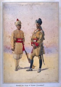 Soldiers of the Queens Own Corps of Guides Lumsdens Infantry Tanaoli Pathan