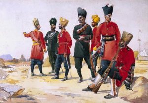 VCOs NCOs and sepoys of various Punjab Regiments