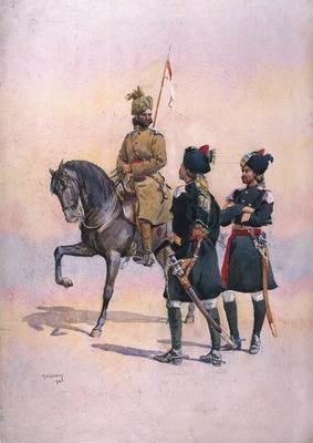 Soldier of the 37th Lancers Baluch Horse Baluch the 36th Jacobs Horse Pathan and the 35th Scinde Horse Kot Daffadar Baluch