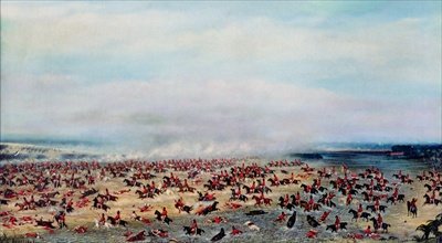 Battle of Tuyuti from the paintings depicting the Triple Alliance War 1866