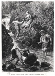 Fishing for Trout in the Vosges 1887