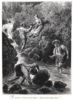 Fishing for Trout in the Vosges 1887