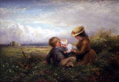 Children in a Field 1875