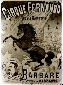 Poster for the Cirque Fernando