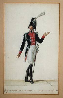 Officer of the Garde du Corps of King Louis XVIII 1755-1824