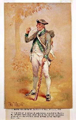 Uniform of a Private of the Continental Line in the 3rd New York Regiment in 1775