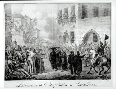 Destruction of the Inquisition in Barcelona