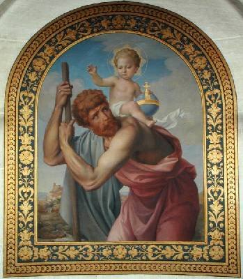 St Christopher Carrying the Infant Jesus